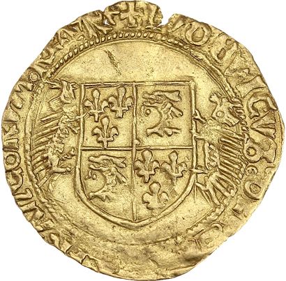 LOUIS XII (1498-1514)
Gold shield with porcupine...