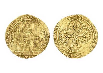 JOHN II, the Good (1350-1364)
Gold shield...
