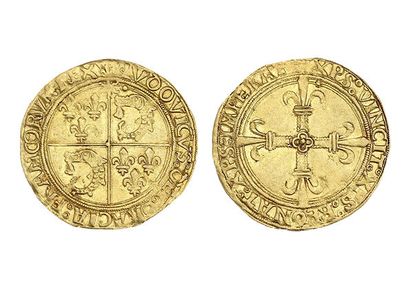 LOUIS XII (1498-1514)
Golden shield with...
