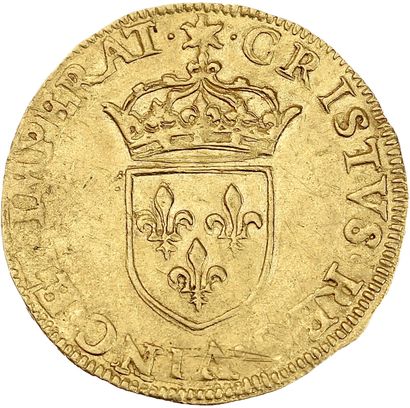 CHARLES IX (1560-1574)
Golden shield with...