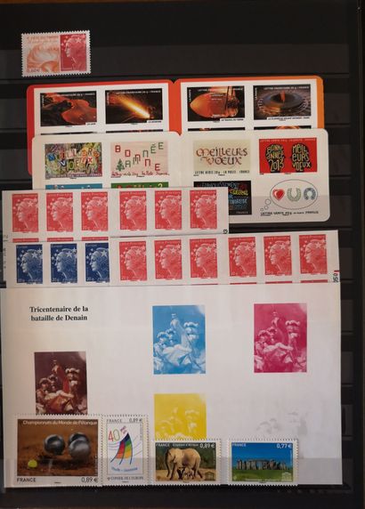 France facsimile from 1960/2018 in francs...