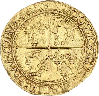 LOUIS XII (1498-1514)
Golden shield with...