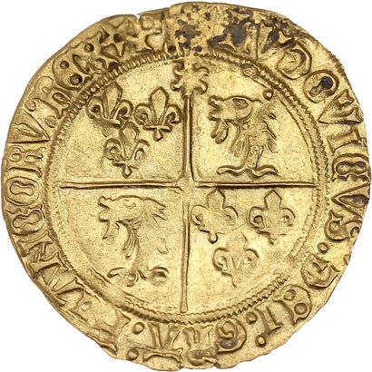 LOUIS XII (1498-1514)
Golden shield with...