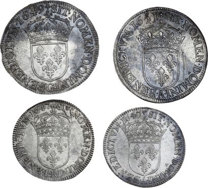 FRANCE
Louis XIV (1643-1815)
- Quarter shield...