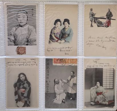 Postcards from Asia including China, Japan,...