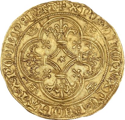 CHARLES VI (1380-1422)
Gold shield with a...