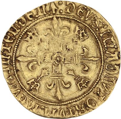 LOUIS XII (1498-1514)
Gold shield with porcupine...