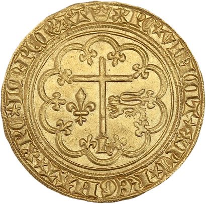 HENRI VI (1422-1453)
Gold salute. Paris....