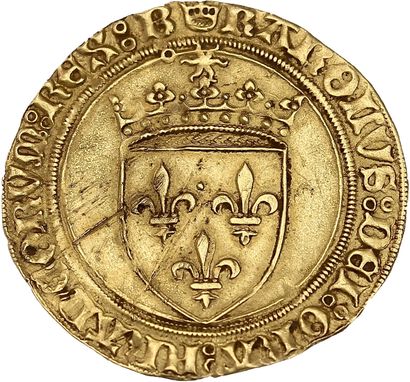 CHARLES VIII (1483-1498)
Gold shield with...