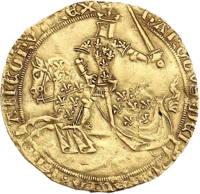 CHARLES V (1364-1380)
Franc à cheval du Dauphiné....