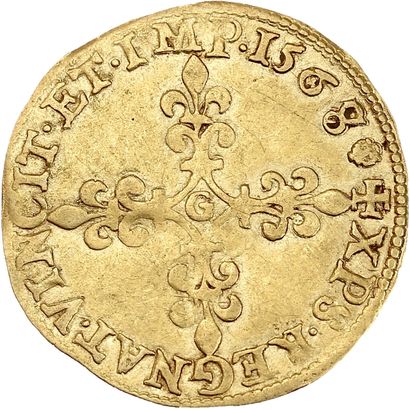 CHARLES IX (1560-1574)
Golden shield with...