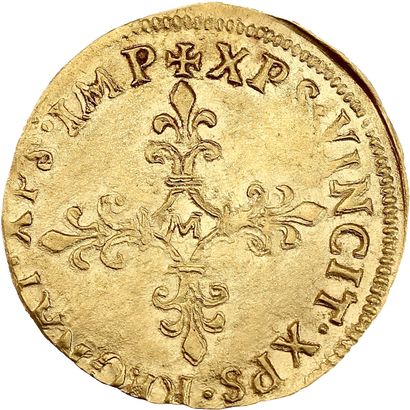 CHARLES IX (1560-1574)
Golden shield with...