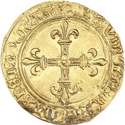 CHARLES VIII (1483-1498)
Gold shield with...
