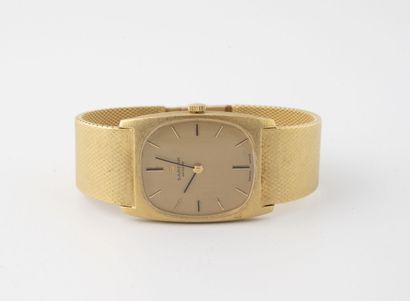 SARCAR
Lady's wristwatch in yellow gold (750).
Rectangular...