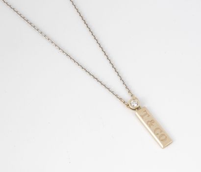 TIFFANY & CO. 
Necklace in white gold (750)...