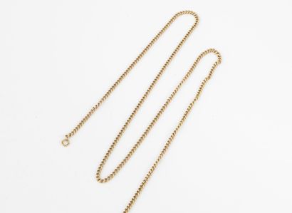 Necklace in yellow gold (750).
Weight : 6,9...