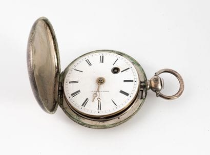 ACHARD Genève 
Watch of gousset in silver...