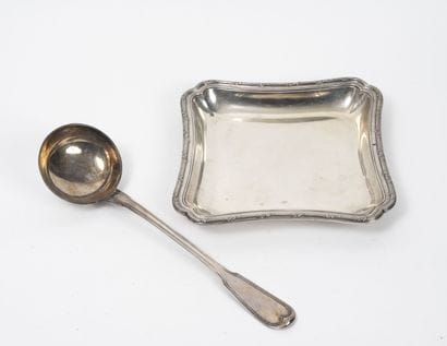 Small square bowl, with re-entrant angles...