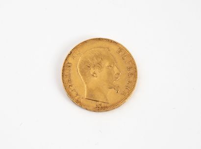 FRANCE
Coins of 50 francs gold Napoleon III,...