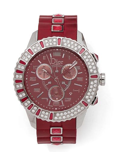 DIOR, Christal
Beautiful chronograph wristwatch...