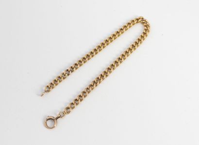 Bracelet in yellow gold (750).
Length: 17...