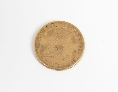 ETATS-UNIS
20 dollars gold coin, 1889.
Weight...