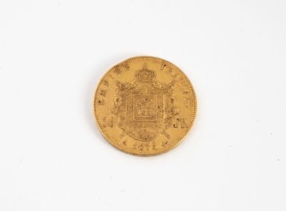 FRANCE
Coins of 50 francs gold Napoleon III,...