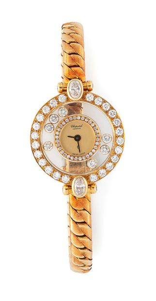CHOPARD, Happy Diamonds
Elegant yellow gold...
