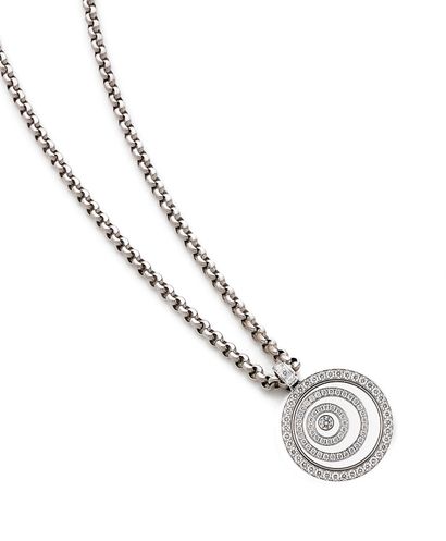 CHOPARD, Happy Spirit
White gold (750) necklace...