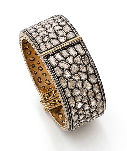 Important and beautiful yellow gold (585)...