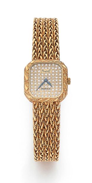 PIAGET
Bracelet watch of lady in gold 750...
