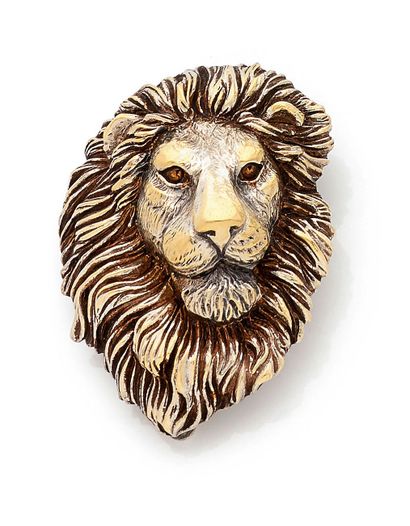 BOUCHERON
Important silver lapel pin, partly...