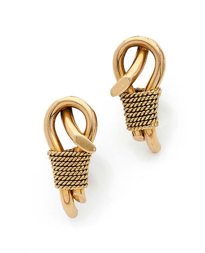 Ilias LALAOUNIS
Pair of earrings in yellow...