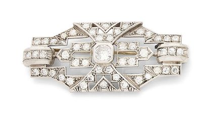 Small white gold (750) and platinum (850)...