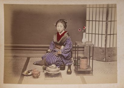JAPON, fin du XIXème - début du XXème siècle
Accordion...