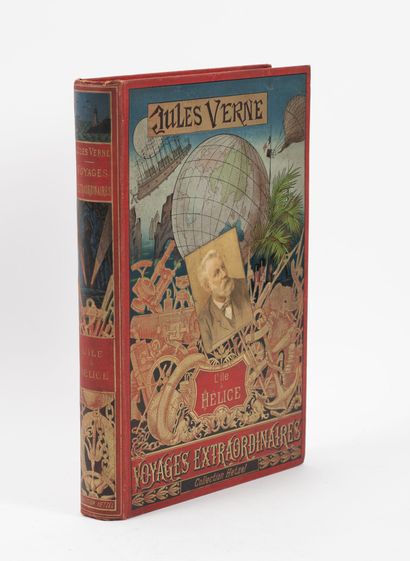 Jules VERNE (1828-1905)
L'ile à Hélice. 
Illustrations...