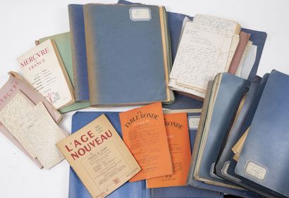 Ensemble de documents d'étude des écrits...