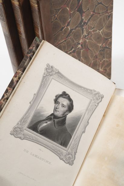 LAMARTINE (A.de)
OEuvres.
Paris, Gosselin,...