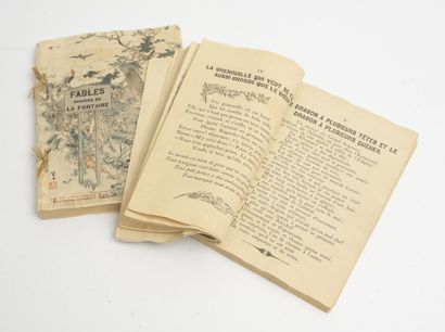 Choix de fables de La Fontaine illustrées...