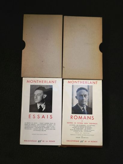 Henri de MONTHERLANT
- Romans. 1959.
- Essais....