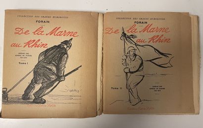 Forain 
De la Marne au Rhin.
Dessins des...