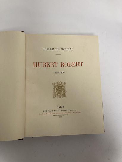 Pierre DE NOLHAC
Hubert Robert
Goupil & Cie,...