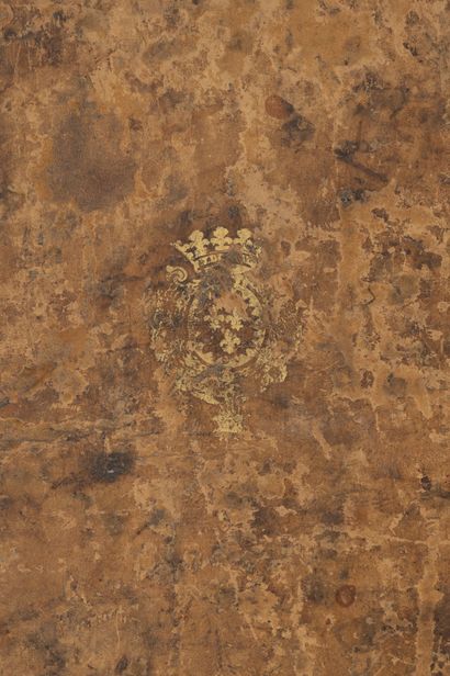 Desk blotters in havana or brown speckled...