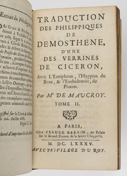 Three bound volumes:
- The princess of Monpensier.
Charles...