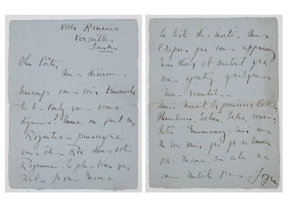 JOYCE, James 
Lettre autographe signée.
1...