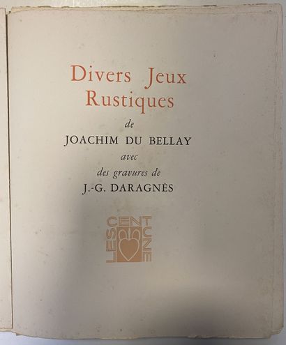 Joachim du BELLAY
Divers Jeux Rustiques.
Gravures...
