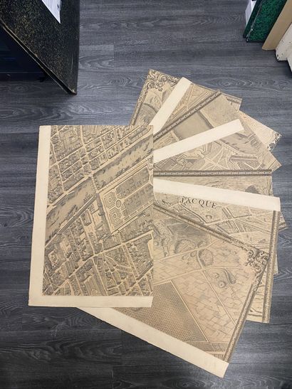 D'après TURGOT
Map of Paris called 
