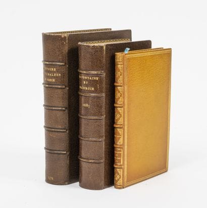 Three bound volumes:
- The princess of Monpensier.
Charles...