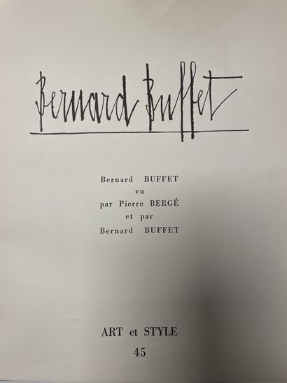 2 livres :
- Bernand Buffet, vu par Pierre...