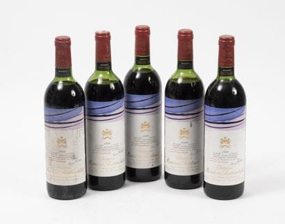 CHÂTEAU MOUTON ROTHSCHILD
5 bottles, 1980.
GCC1...